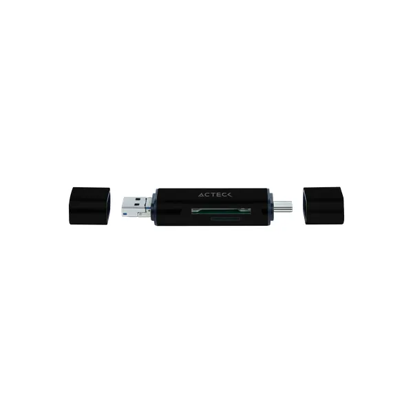 Lector USB A/ USB C/ MicroUSB ACTECK DH450 — vista 6