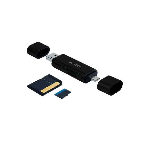 Lector USB A/ USB C/ MicroUSB ACTECK DH450 — vista 8