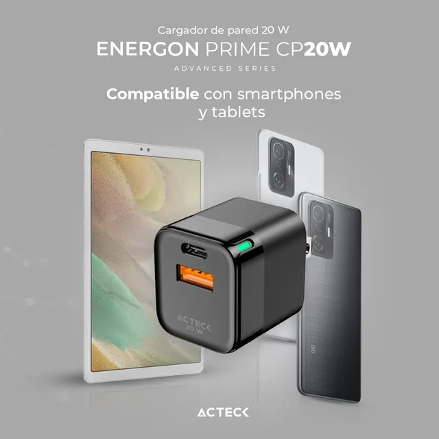 Cargador ACTECK CP20W — vista 4