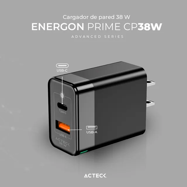 Cargador ACTECK CP38W — vista 3