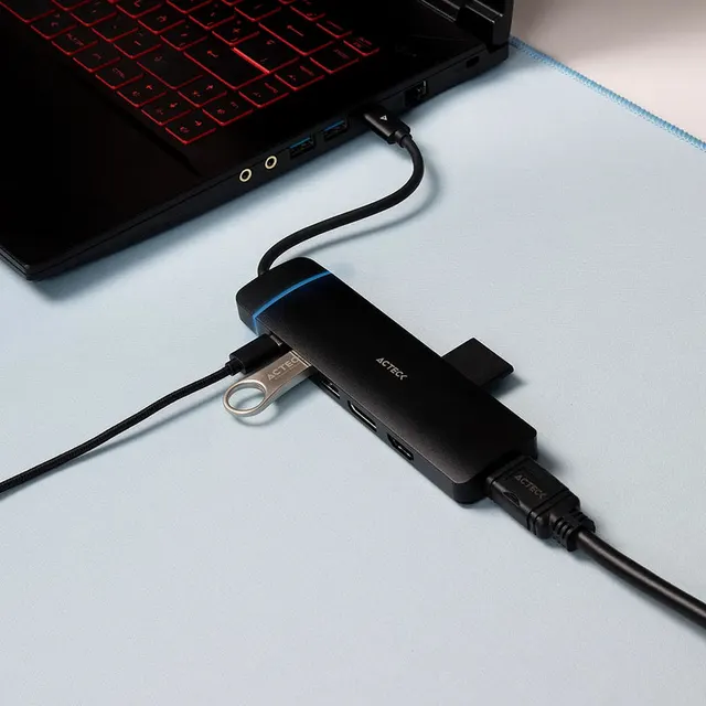 HUB USB ACTECK DH676 — vista 5