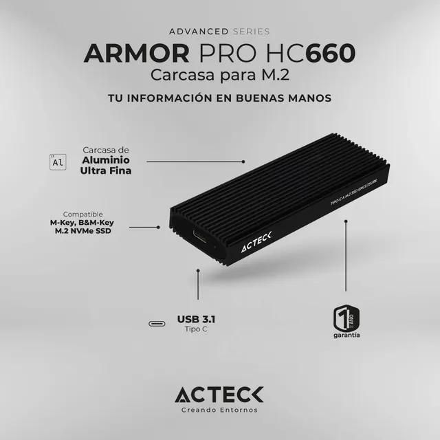 Enclosure ACTECK HC660 — vista 2