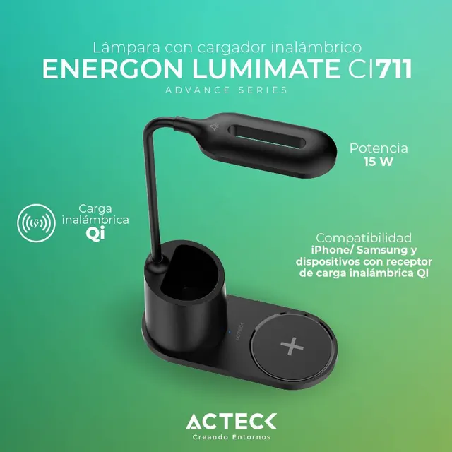 cargador ACTECK CI711 — vista 2