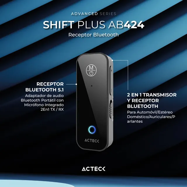 Adaptadores para Audio ACTECK Shift Plus AB424 — vista 2