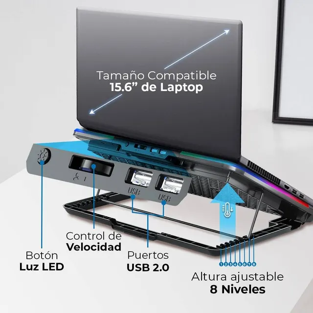 Bases Enfriadoras ACTECK BE630 — vista 4