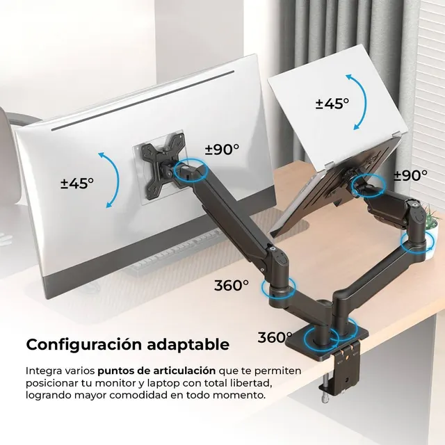 Soportes para Monitores ACTECK ENFORCE MOTION  SM729 — vista 2