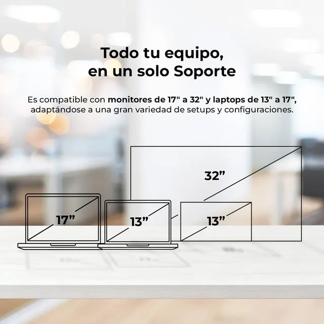 Soportes para Monitores ACTECK ENFORCE MOTION  SM729 — vista 4