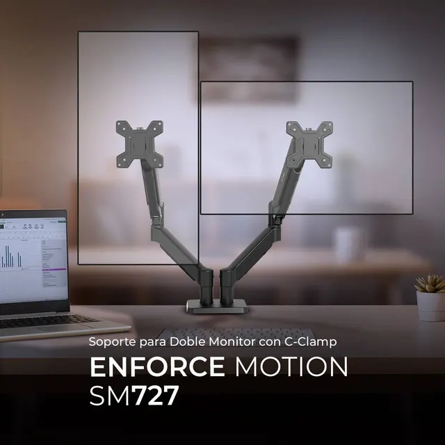 Soportes para Monitores ACTECK ENFORCE MOTION SM727 — vista 3
