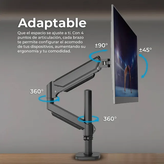 Soportes para Monitores ACTECK ENFORCE MOTION SM718 — vista 3