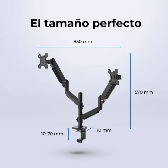 Soportes para Monitores ACTECK ENFORCE MOTION SM728 — vista 2
