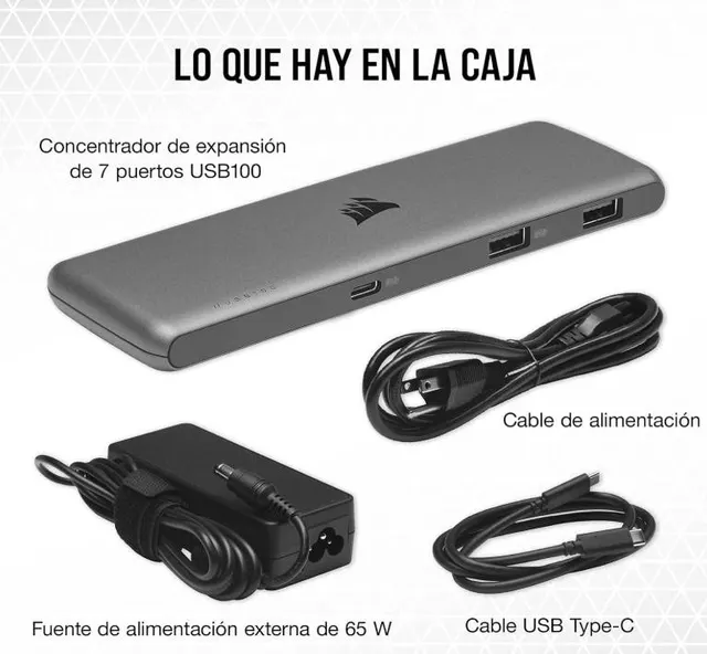 Concentradores Hub CORSAIR CU-9000003-NA — vista 3