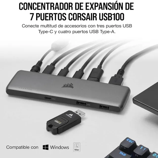 Concentradores Hub CORSAIR CU-9000003-NA — vista 4