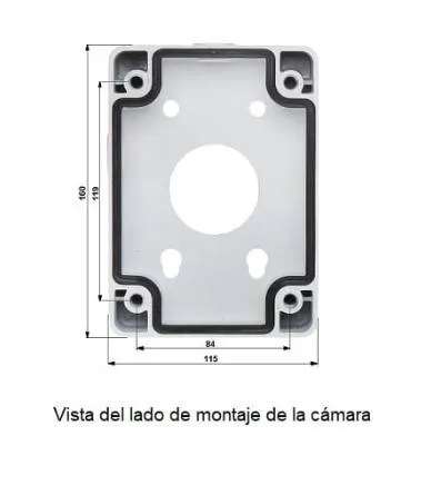 Caja de Conexiones Dahua Technology DH-PFA120 — vista 2