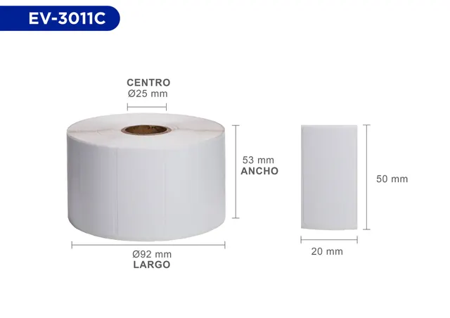Etiquetas EVOTEC EV-3011C — vista 5