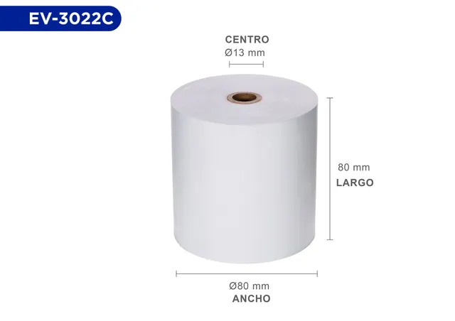 Rollos de papel EVOTEC EV-3022C — vista 3