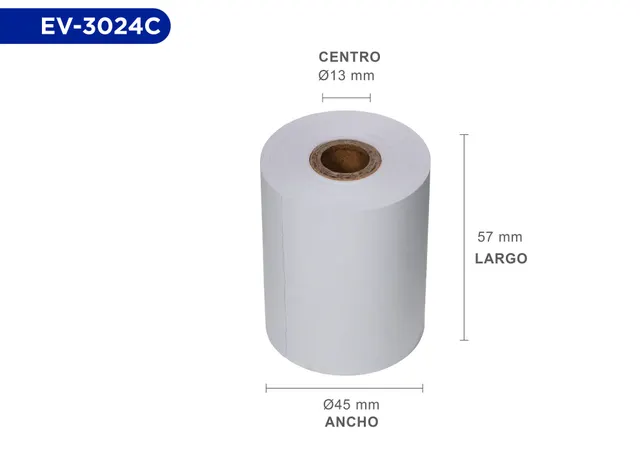 Rollos de papel EVOTEC EV-3024C — vista 2