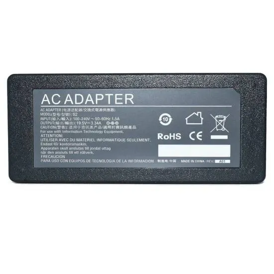 Cargador para Laptop GENERICO Adaptador de Corriente 65W 19.5V-3.34A — vista 2