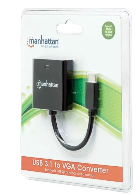 Convertidor USB C a VGA MANHATTAN 151771 — vista 5