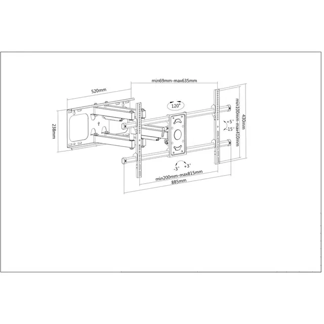 Soporte para TV MANHATTAN 461290 — vista 5