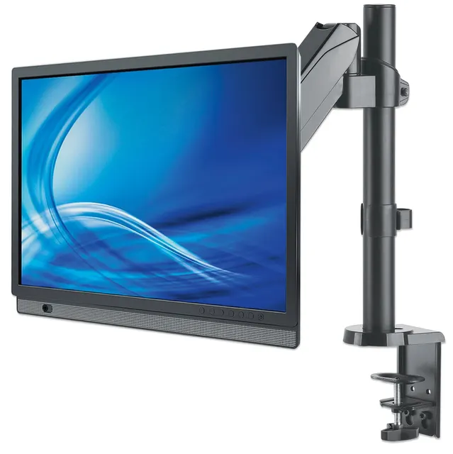 Soporte universal para monitor MANHATTAN  con pistón a gas,  Soporta un monitor de 17 — vista 7