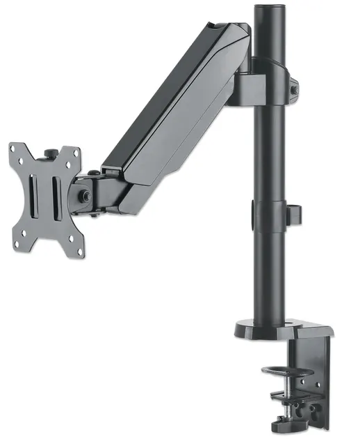 Soporte universal para monitor MANHATTAN  con pistón a gas,  Soporta un monitor de 17