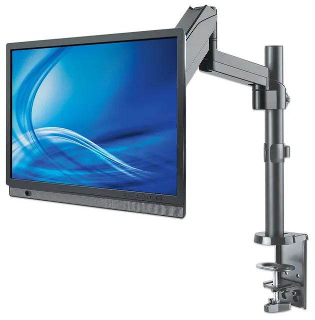 Soporte universal de pared para monitor MANHATTAN con pistón a gas,Soporta un monitor de 17 — vista 7