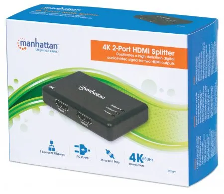 Video Splitter HDMI MANHATTAN De 2 puertos — vista 6