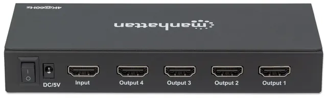 Video Splitter HDMI 4k@60Hz  MANHATTAN 207805 — vista 4