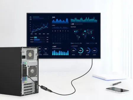 Adaptador DP a HDMI MANHATTAN 153713 — vista 9