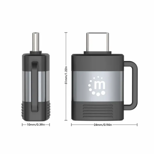 Adaptador USB-C a USB-A MANHATTAN 356312 — vista 5