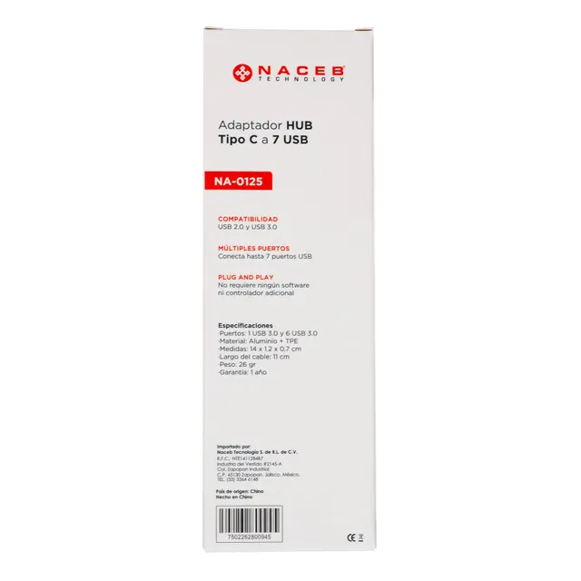 Concentradores Hub Naceb Technology NA-0125 — vista 5