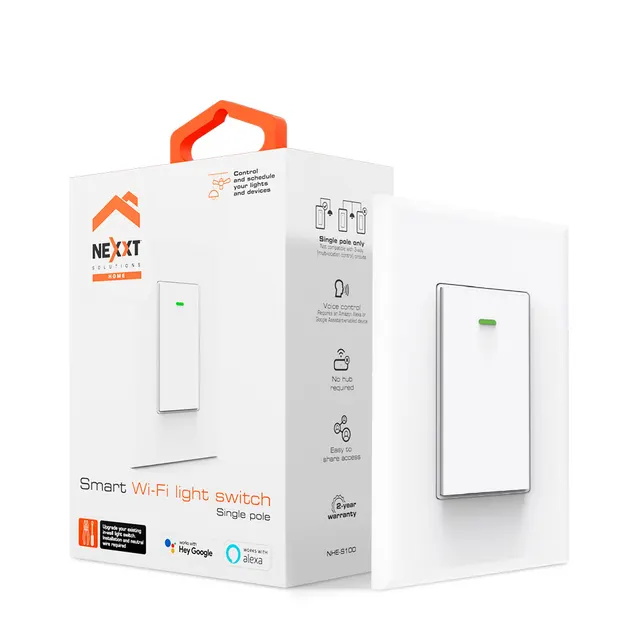 Interruptor Inteligente Monopolar con Conexió Nexxt Solutions Home NHE-S100 — vista 2