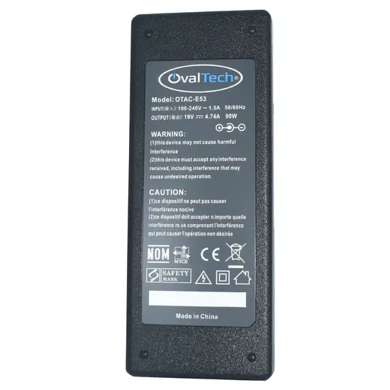 Adaptador para Computadora Portatil  OVALTECH 19V/4.74AH puerto USB para CQ42 — vista 4