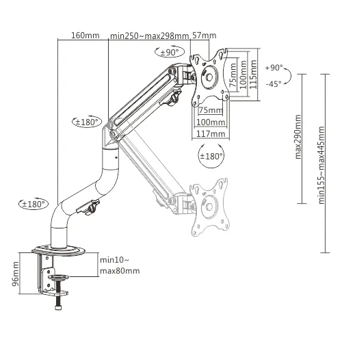 Soporte OVALTECH OVM-S1732 — vista 5