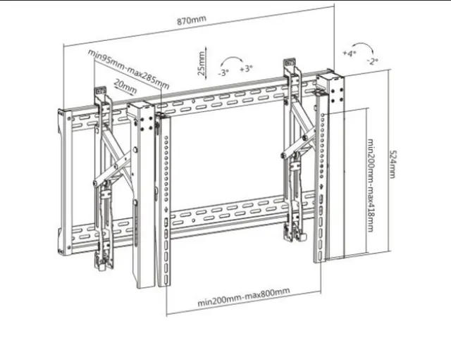 Soporte para Videowall OVALTECH OVW-4580 — vista 11