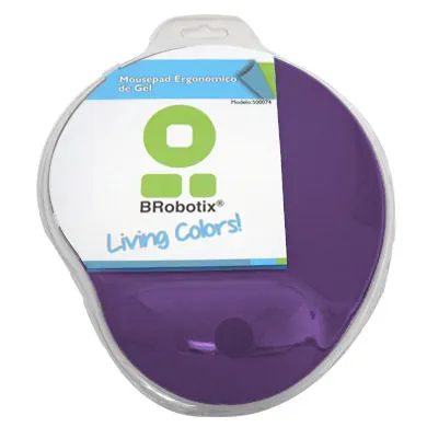 MousePad BROBOTIX MOUSEPAD TIPO GEL MORADO B-ROBOTIX — vista 2