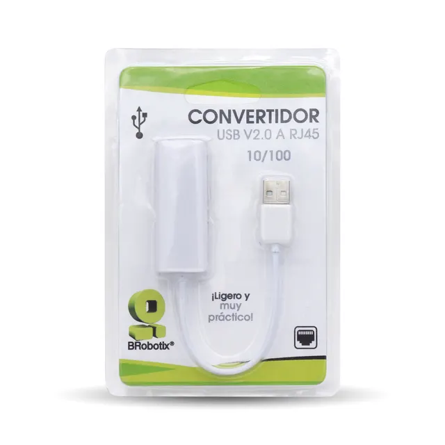 Adaptador BROBOTIX USB V2.0 A RJ45 — vista 2