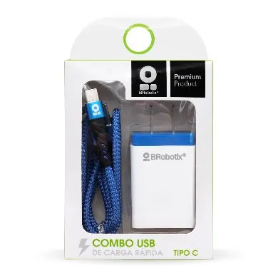 CARGADOR BROBOTIX USB C/CABLE TIPO C CARGA RÁPIDA 963332 — vista 10