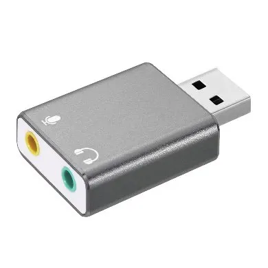 Convertidor USB a Audio 7.1 BROBOTIX 263571 — vista 2