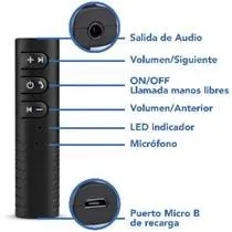 Convertidor Audio a Bluetooth para Auto BROBOTIX 263793 — vista 4