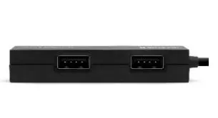 Hub USB V2.0, Compacto, 4 Puertos, Negro  BROBOTIX 497677 — vista 3