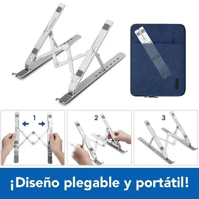 Soporte de Aluminio para Laptop, Multifuncion BROBOTIX 263564 — vista 6