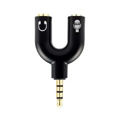 Adaptador Stereo 3.5 mm Macho a Dual 3.5 mm H BROBOTIX 181802-2