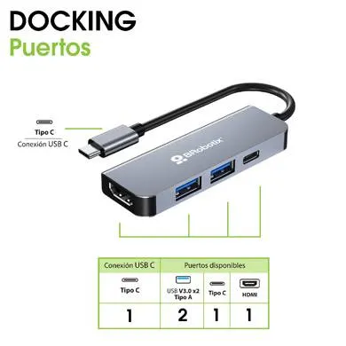 Docking Station  BROBOTIX 6006221 — vista 3
