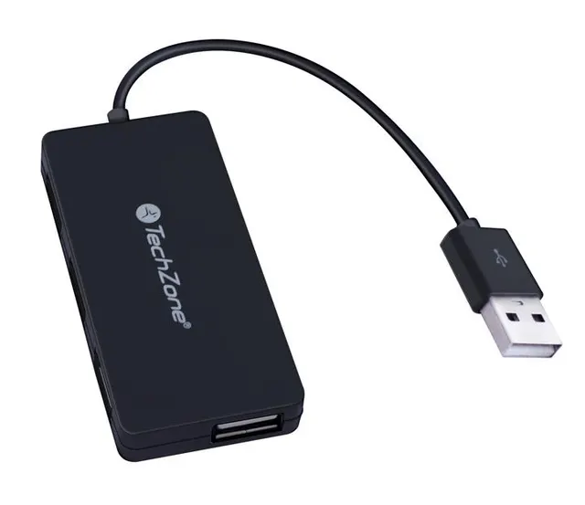 Hub USB TECHZONE TZ17HUB02 — vista 3