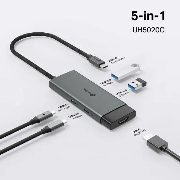 Concentradores Hub TP-LINK UH5020C — vista 2