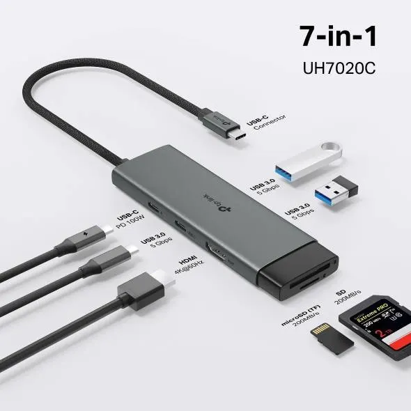 Concentradores Hub TP-LINK UH7020C — vista 2