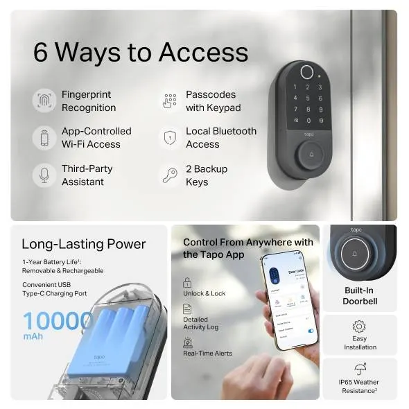 Cerradura  TP-LINK TAPO DL110 — vista 2