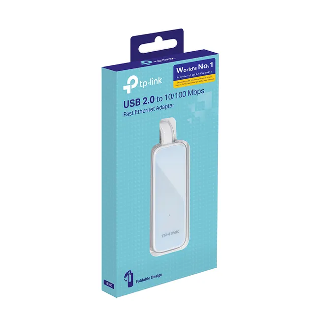 Adaptador USB- Ethernet RJ45 TP-LINK UE200 — vista 4