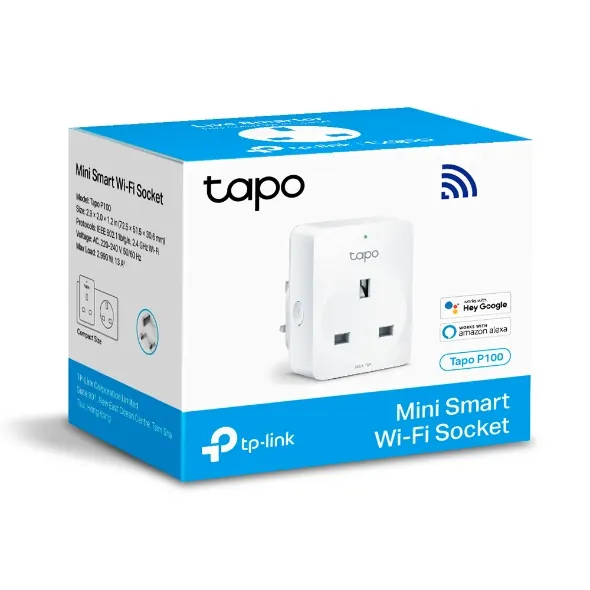 KIT Mini Enchufe Inteligente Wi-Fi TP-LINK TAPO P100(1-PACK) — vista 4